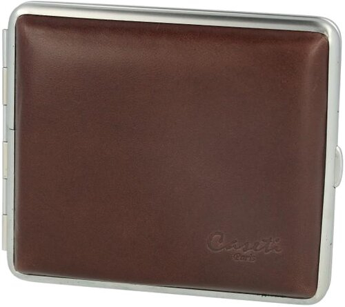 Casetti Zigarettenetui Leder 18er Dunkelbraun