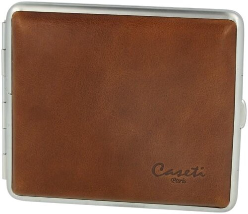Casetti Zigarettenetui Leder 18er Hellbraun