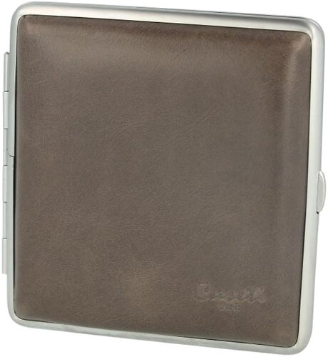 Casetti Zigarettenetui Leder 20er Grau