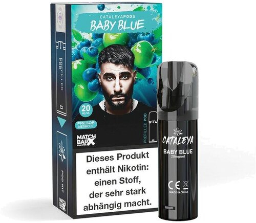 Cataleya Prefilled Pod Baby Blue 2ml 20mg Cataleya Prefilled Pod Baby Blue 2ml 20mg