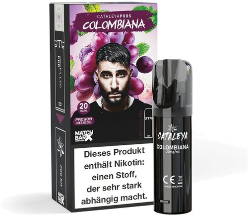 Cataleya Prefilled Pod Colombiana 2ml 20mg Cataleya Prefilled Pod Colombiana 2ml 20mg