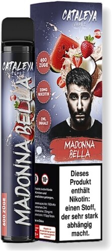 Cataleya Vapez Einweg E-Zigarette Madonna Bella 20mg Cataleya Vapez Einweg E-Zigarette Madonna Bella 20mg