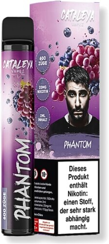 Cataleya Vapez Einweg E-Zigarette Phantom 20mg Cataleya Vapez Einweg E-Zigarette Phantom 20mg