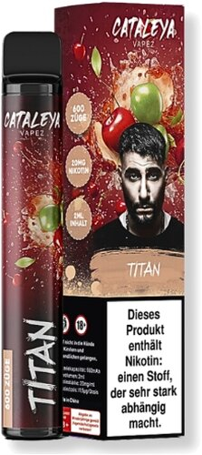 Cataleya Vapez Einweg E-Zigarette Titan 20mg Cataleya Vapez Einweg E-Zigarette Titan 20mg