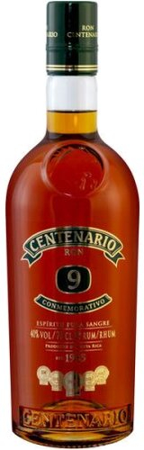 Centenario Rum 9 Conmemorativo 40% vol. Centenario Rum 9 Conmemorativo 40% vol.
