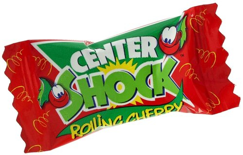 Center Shock Rolling Cherry Kaugummi 4g Center Shock Rolling Cherry Kaugummi 4g