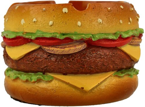 Champ Aschenbecher Kunststoff Burger