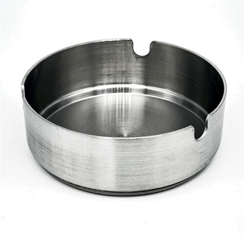 Champ Aschenbecher silber, Durchmesser 8cm, Edelstahl