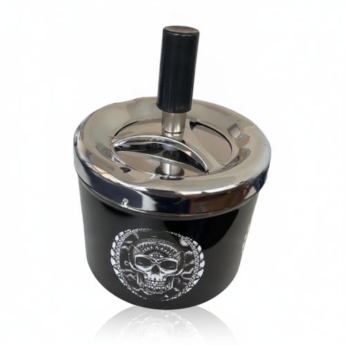 Champ Black Skull Drehaschenbecher Schwarz Nr.4v4