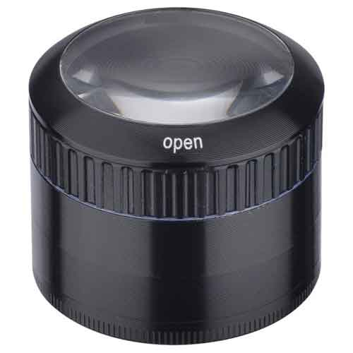 Champ Grinder High Metall Magnifir Ø 50mm schwarz Champ Grinder High Metall Magnifir Ø 50mm schwarz