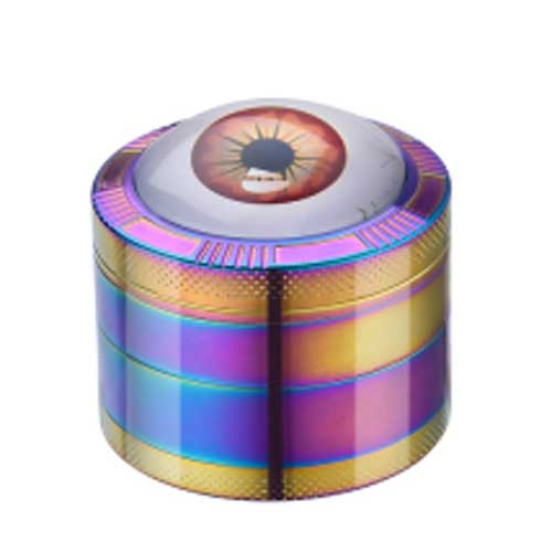 Champ Grinder High Metall Red Eyes Rainbow Ø 50mm braun Champ Grinder High Metall Red Eyes Rainbow Ø 50mm braun