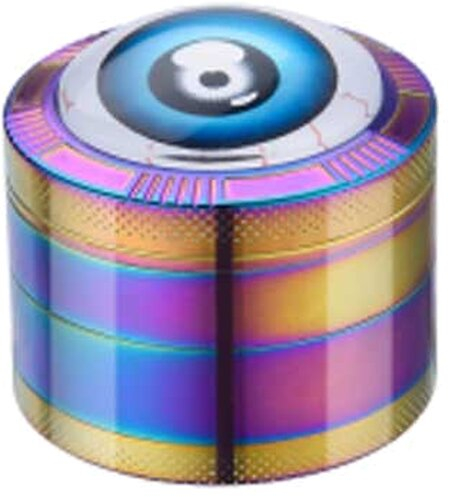 Champ Grinder High Metall Red Eyes Rainbow Ø 50mm blau