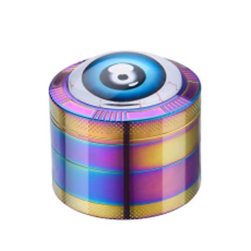 Champ Grinder High Metall Red Eyes Rainbow Ø 50mm blau Champ Grinder High Metall Red Eyes Rainbow Ø 50mm blau