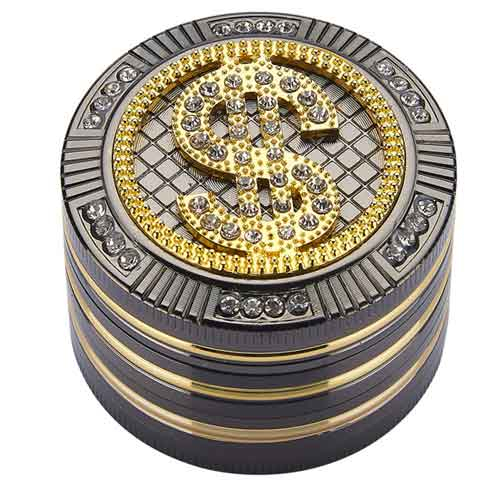Champ Grinder Metall Bling-Bling Dollar Ø 50 mm Champ Grinder Metall Bling-Bling Dollar Ø 50 mm