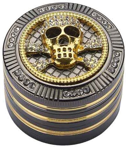 Champ Grinder Metall Bling Bling Skull Ø 50 mm