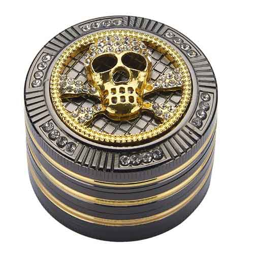 Champ Grinder Metall Bling Bling Skull Ø 50 mm Champ Grinder Metall Bling Bling Skull Ø 50 mm
