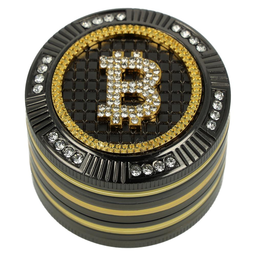 Champ High Grinder 4-teilig Bling Bling Bitcoin Gunmetal Champ High Grinder 4-teilig Bling Bling Bitcoin Gunmetal