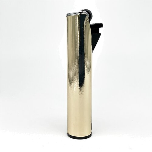 Champ Lighters Deluxe, Feuerzeug mit Reibrad, Flint metal, gold