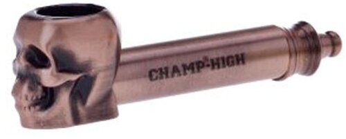 Champ Metall Pocket-Pipe Skull kupfer