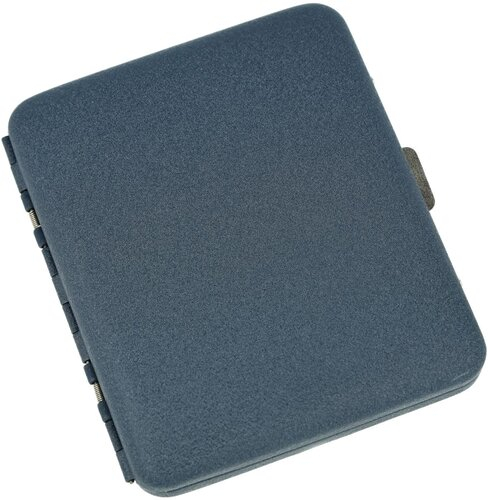 Champ Sandy Zigarettenetui Metall mit Spange Blau