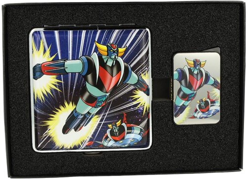 Champ Set Goldorak Zigarettenetui und Feuerzeug Piezo Nr.3