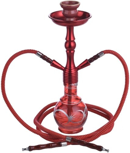  Champ Shisha Al Malik Inzegan rot 2 Anschlüsse