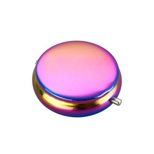 Champ Taschenaschenbecher Rund Rainbow mit Zigarettenablage Champ Taschenaschenbecher Rund Rainbow mit Zigarettenablage