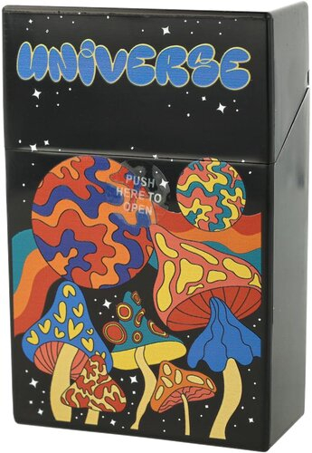 Champ Zigarettenbox Nr.3 Colorful Mushroom UNIVERSE Champ Zigarettenbox Nr.3 Colorful Mushroom UNIVERSE