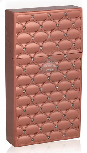 Champ Zigarettenetui Rosegold Diamond Slim