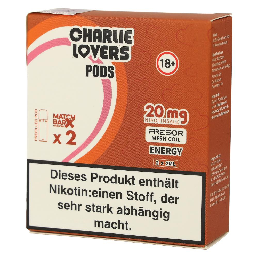 Charlie Lovers Prefilled Pod 2x2ml Energy 20mg