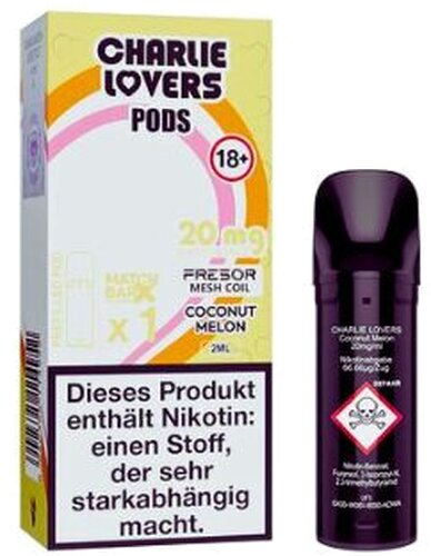 Charlie Lovers Prefilled Pod Coconut Melon 20mg