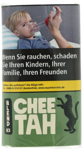 Chee Tah Tabak Grün No 83 - 30g Päckchen ohne Zusätze Feinschnitt