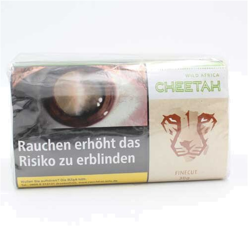 Chee Tah Tabak Wild Africa 30g Päckchen ohne Zusätze Feinschnitt