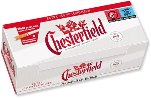 Chesterfield Zigarettenhülsen Red Extra 250 Stück