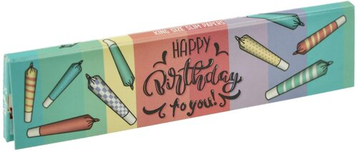 Choosypapers King Size Slim Happy Birthday 32 Blatt Longpapes