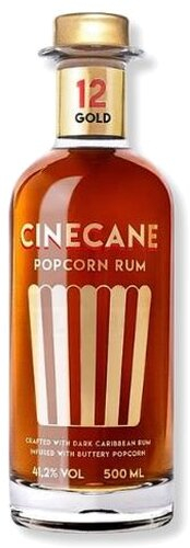 Cinecane Rum Gold Popcorn 41,2% Vol. Cinecane Rum Gold Popcorn 41,2% Vol.