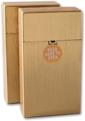 Clic Boxx Zigarettenbox 100mm Gold