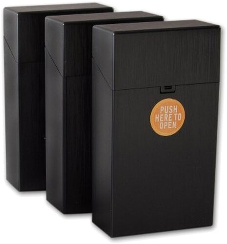 Clic Boxx Zigarettenbox 100mm Schwarz