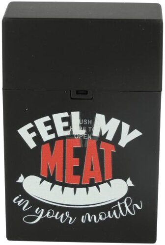 Clic Boxx Zigarettenbox Grillmotive Nr.3 Feel My Meat in your mouth