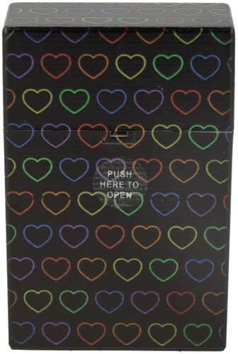Clic Boxx Zigarettenbox Love Nr.6 kleine Herzen