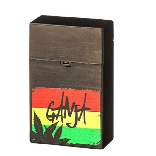 Clic Boxx Zigrattenbox Hanfmotiv 20er GANJA Clic Boxx Zigrattenbox Hanfmotiv 20er GANJA