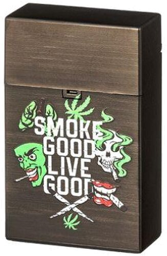 Clic Boxx Zigrattenbox Hanfmotiv 20er SMOKE GOOD LIVE GOOD Clic Boxx Zigrattenbox Hanfmotiv 20er SMOKE GOOD LIVE GOOD