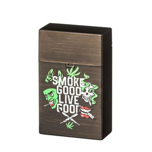 Clic Boxx Zigrattenbox Hanfmotiv 20er SMOKE GOOD LIVE GOOD Clic Boxx Zigrattenbox Hanfmotiv 20er SMOKE GOOD LIVE GOOD