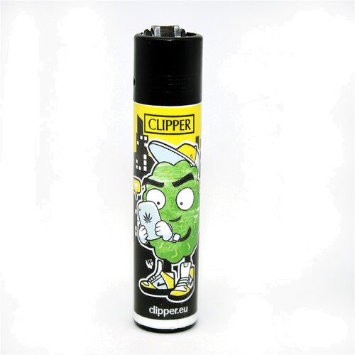 Clipper Feuerzeug 420 Buddies gelb