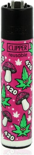 Clipper Feuerzeug 420 Pattern 1v4 ROSA Clipper Feuerzeug 420 Pattern 1v4 ROSA