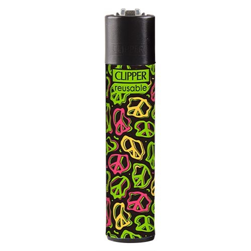 Clipper Feuerzeug Acid Pattern 3v4 Peace Clipper Feuerzeug Acid Pattern 3v4 Peace