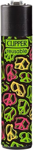 Clipper Feuerzeug Acid Pattern 3v4 Peace Clipper Feuerzeug Acid Pattern 3v4 Peace