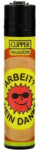 Clipper Feuerzeug Anti Arbeit 3v4 ARBEIT? NEIN DANKE! Clipper Feuerzeug Anti Arbeit 3v4 ARBEIT? NEIN DANKE!