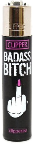 Clipper Feuerzeug Badass Bitch 