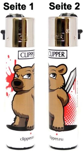 Clipper Feuerzeug Bär